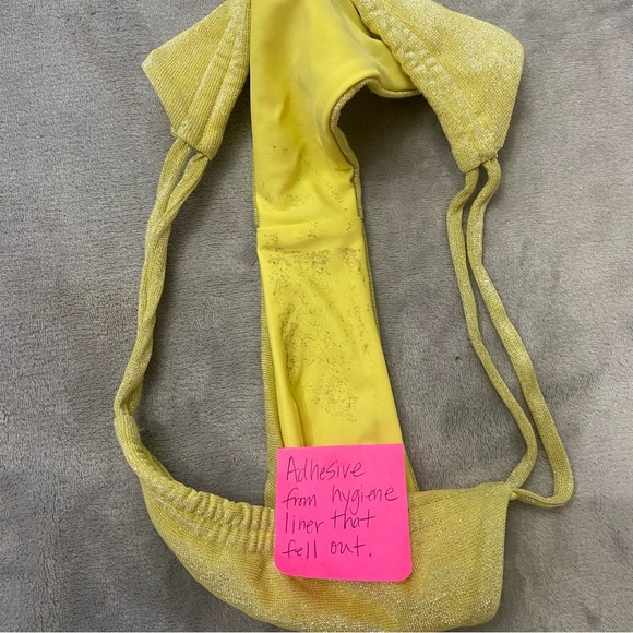 New! Montce brasil bikini bottom limon sparkle cheeky thong 24647 - Picture 10 of 12